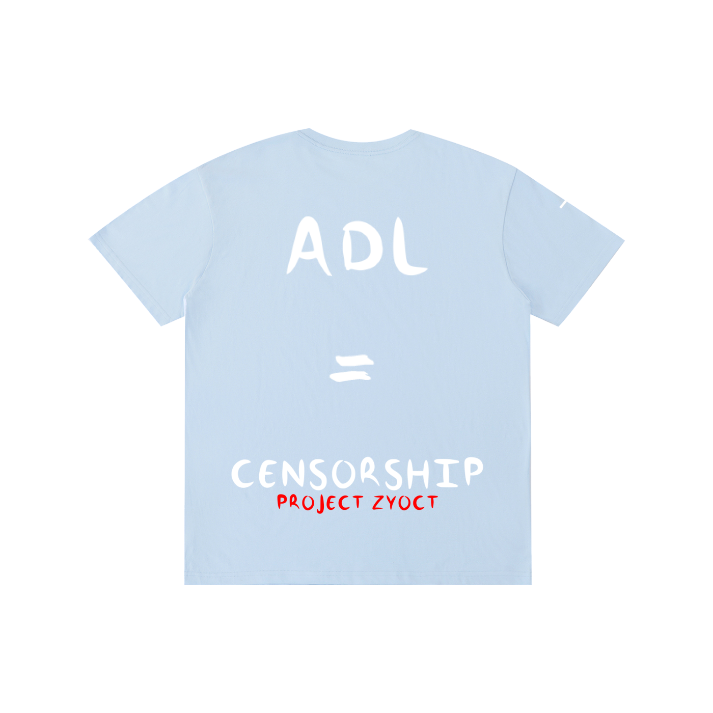 "ADL = Censorship" Cotton T-Shirt