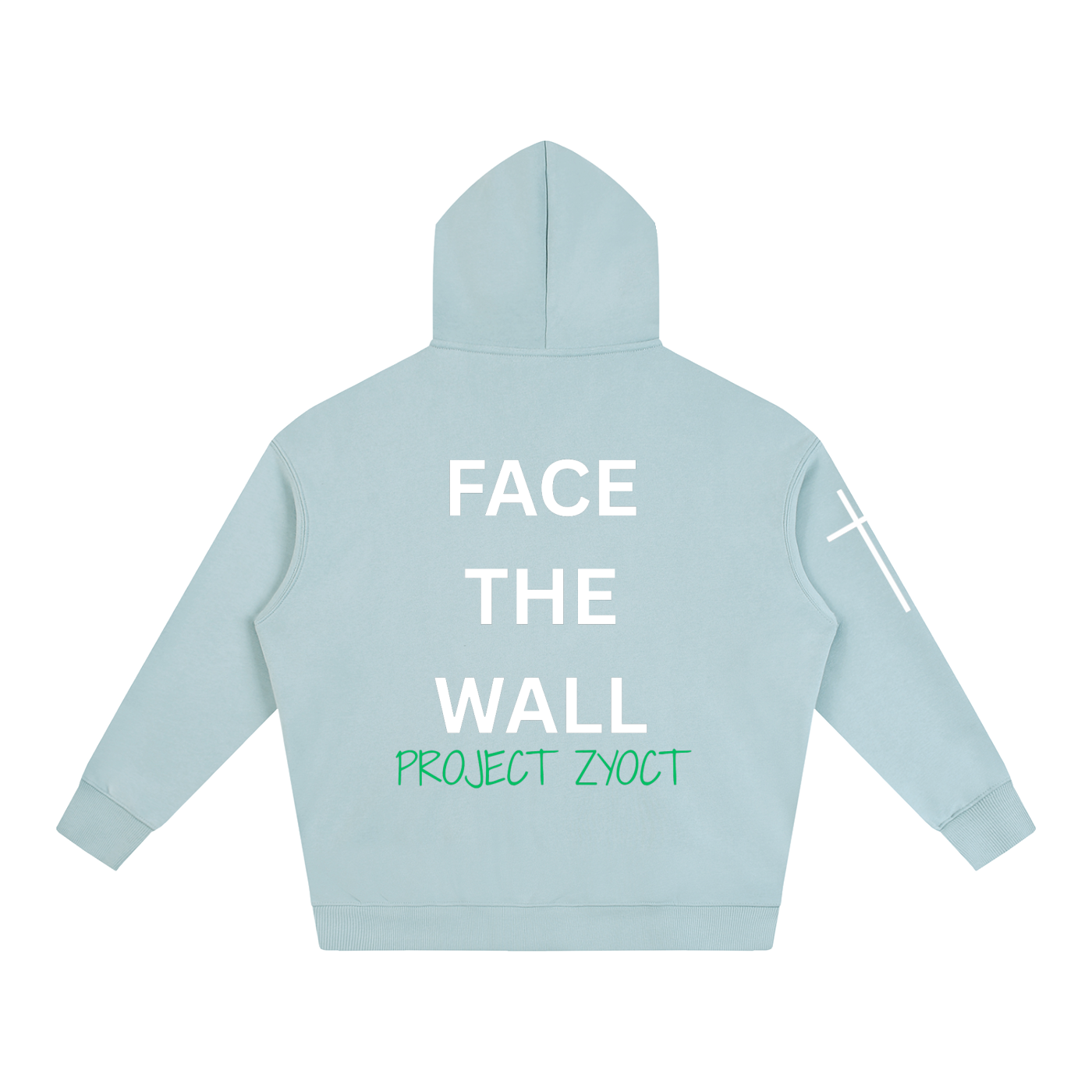 "Face the Wall" Oversize Hoodie