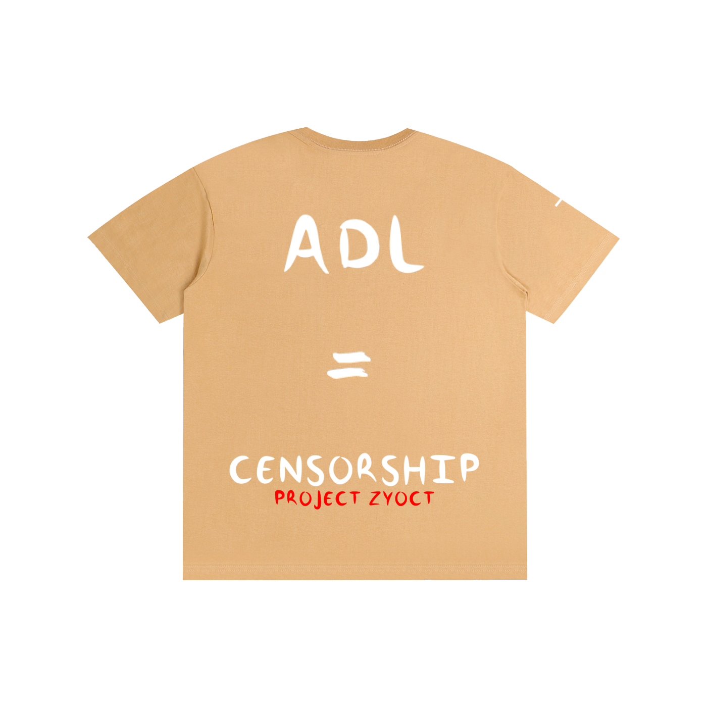 "ADL = Censorship" Cotton T-Shirt