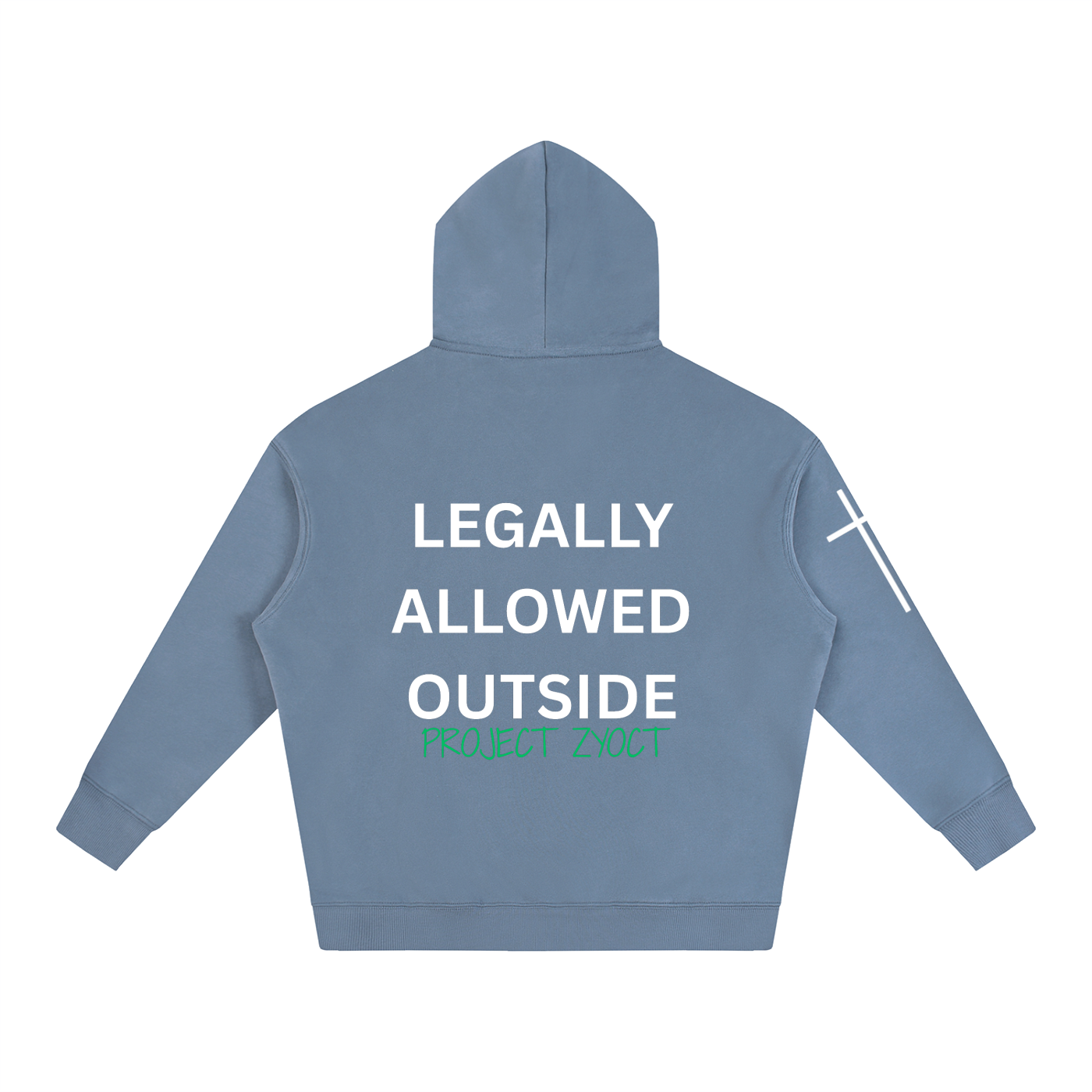 "Legally Allowed Outside" Oversize Hoodie