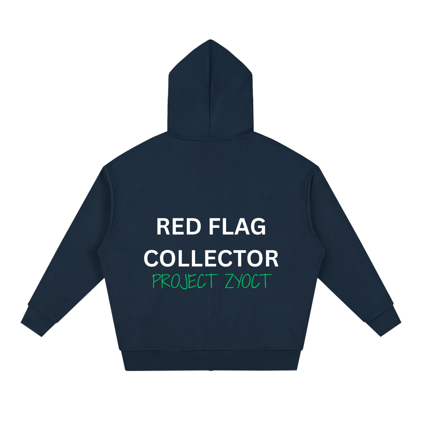 "Red Flag Collector" Full Zip Hoodie