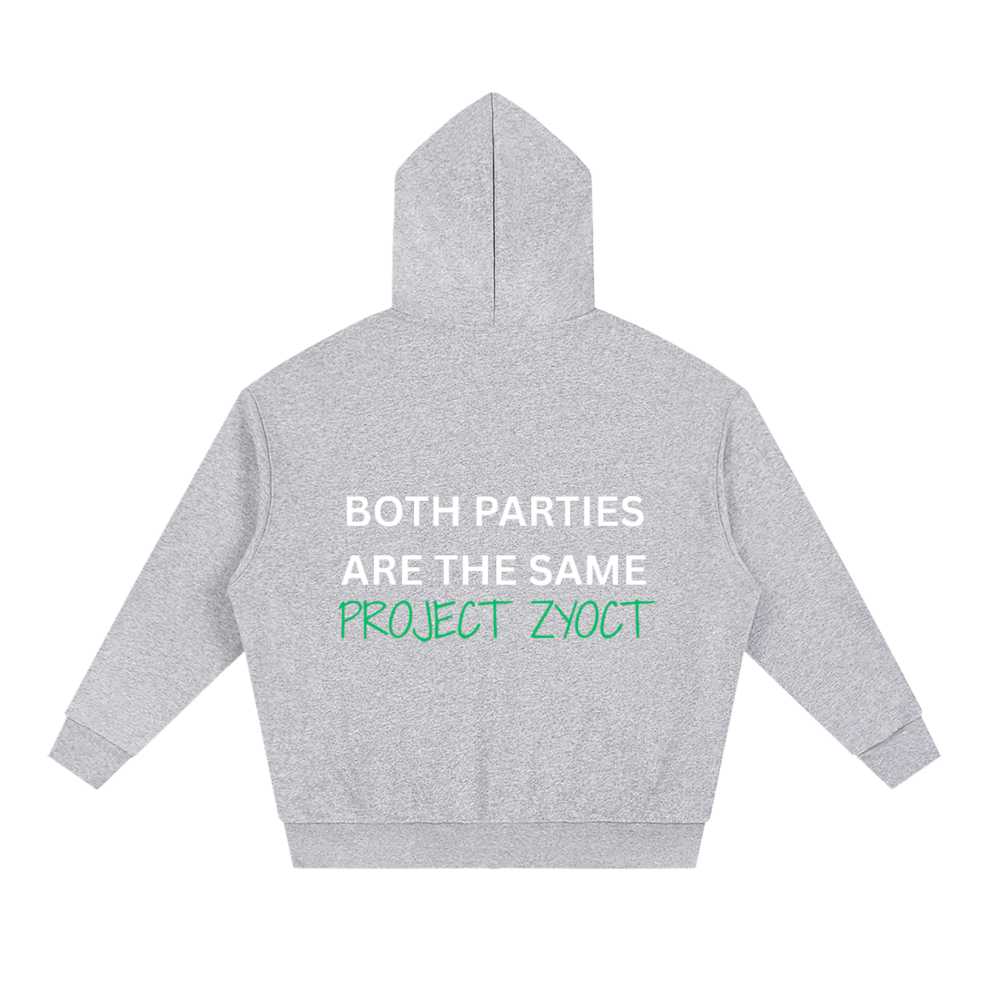 "Both Parties Are the Same" Full Zip Hoodie