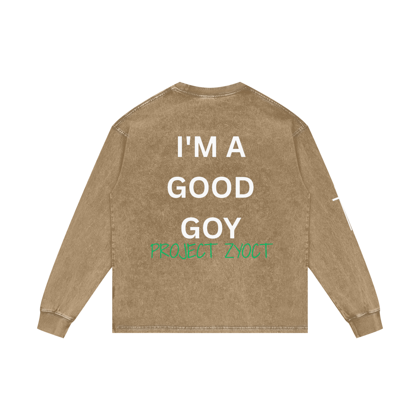 "I'm a Good Goy" Acid Wash Long Sleeve