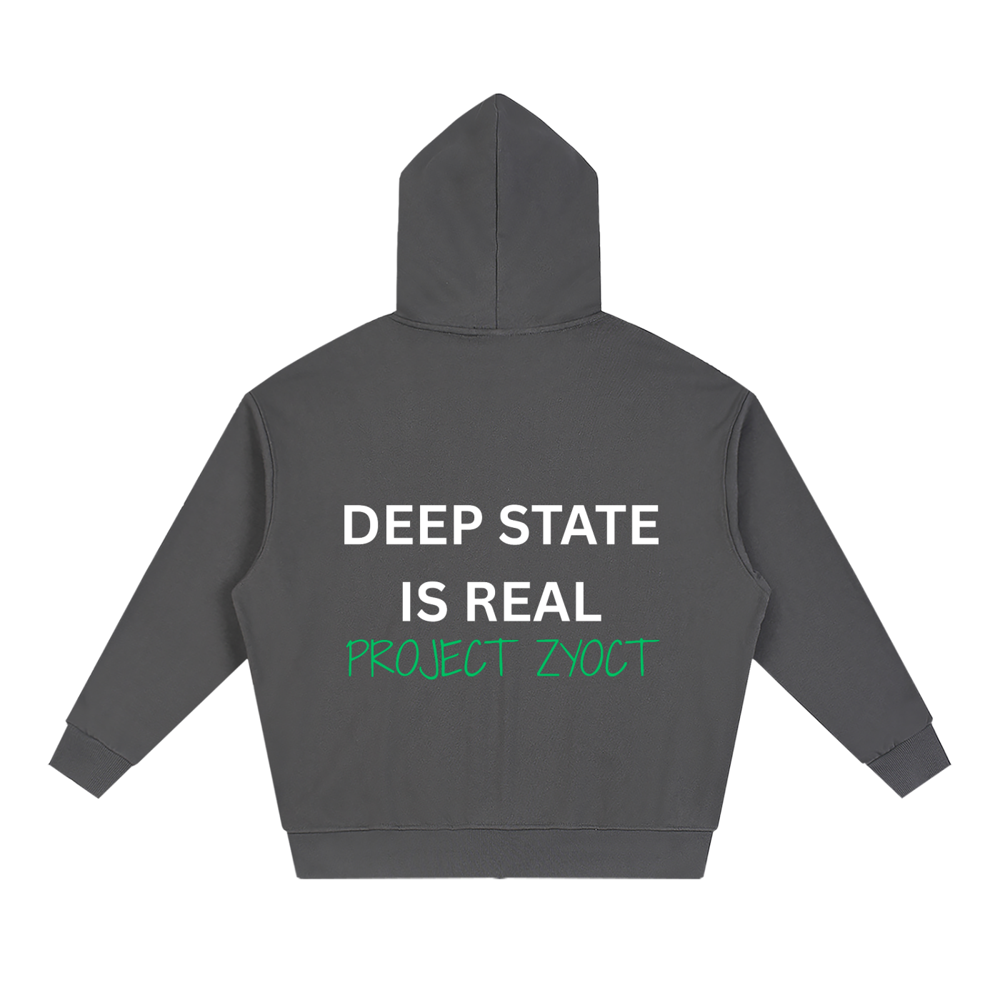 "Deep State is Real" Full Zip Hoodie