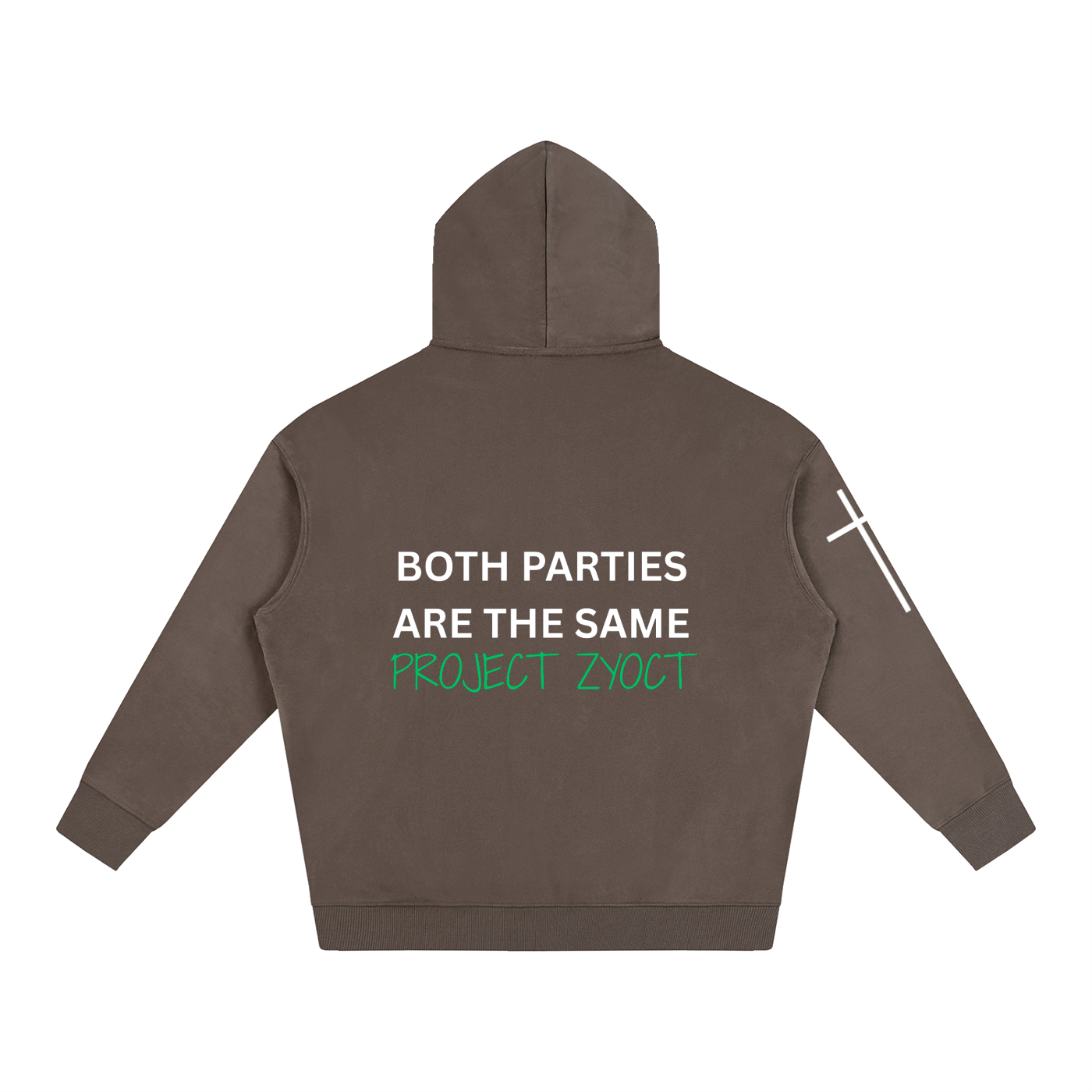 "Both Parties Are the Same" Oversize Hoodie