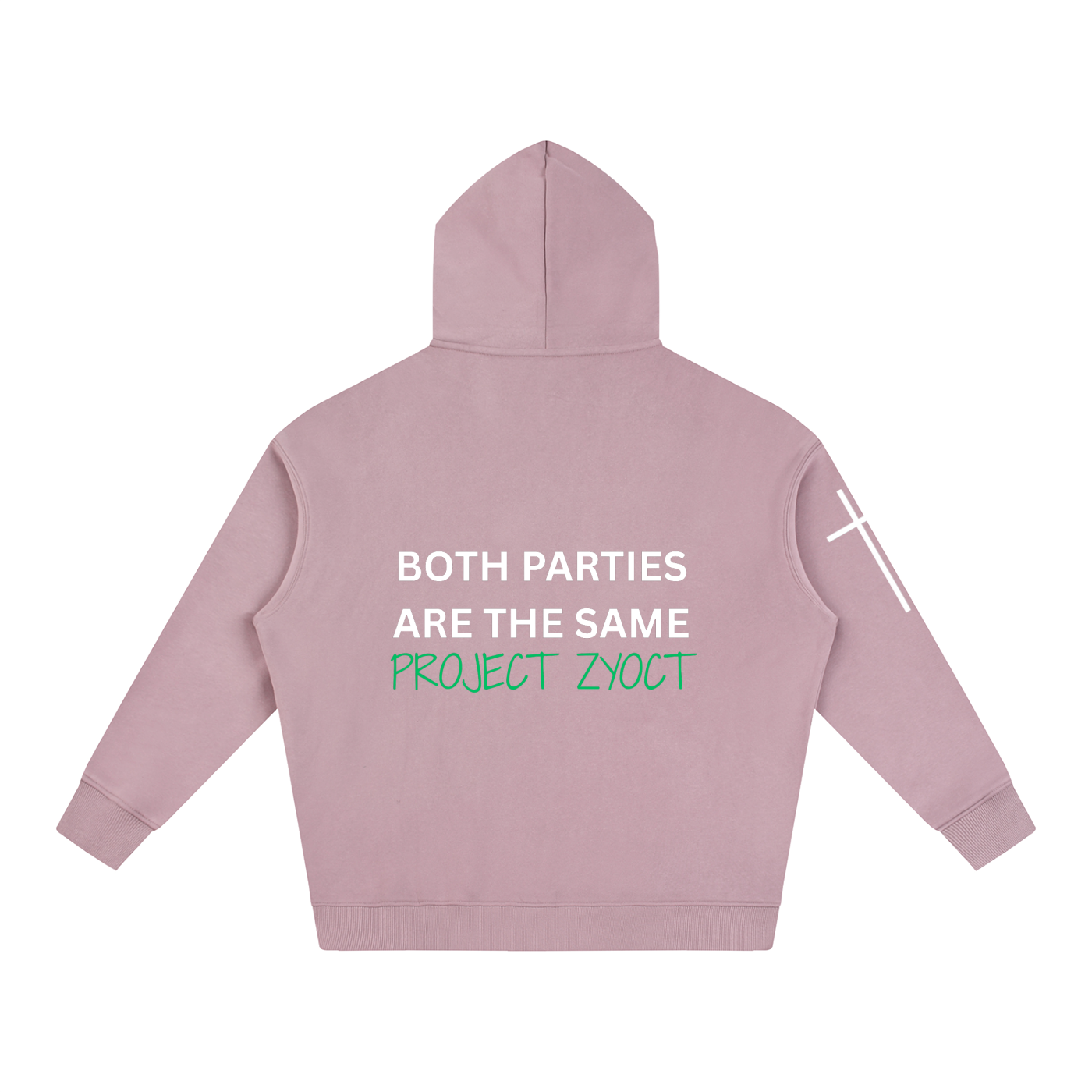"Both Parties Are the Same" Oversize Hoodie