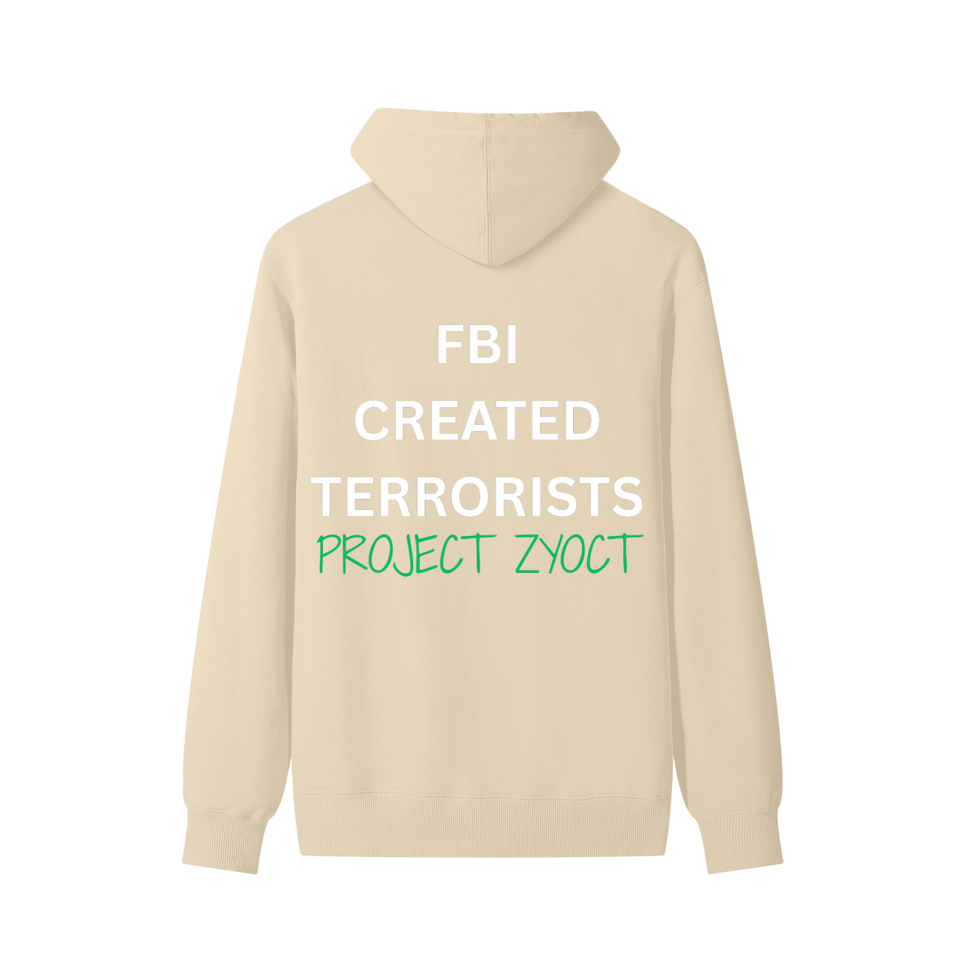 "FBI Created Terrorists" Classic Cotton Hoodie