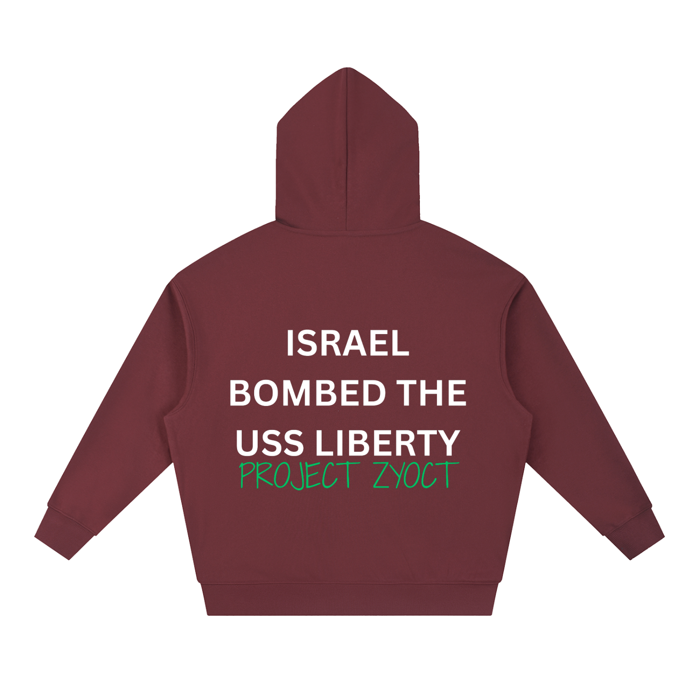 "Israel Bombed the USS Liberty" Heavyweight Hoodie