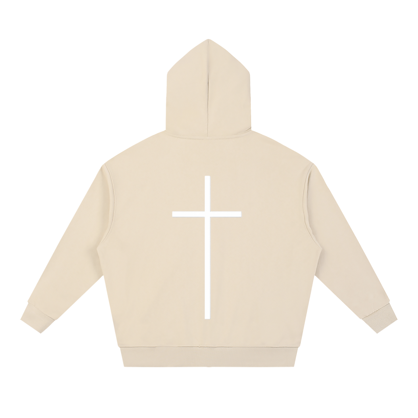 Simple Cross Full Zip Hoodie