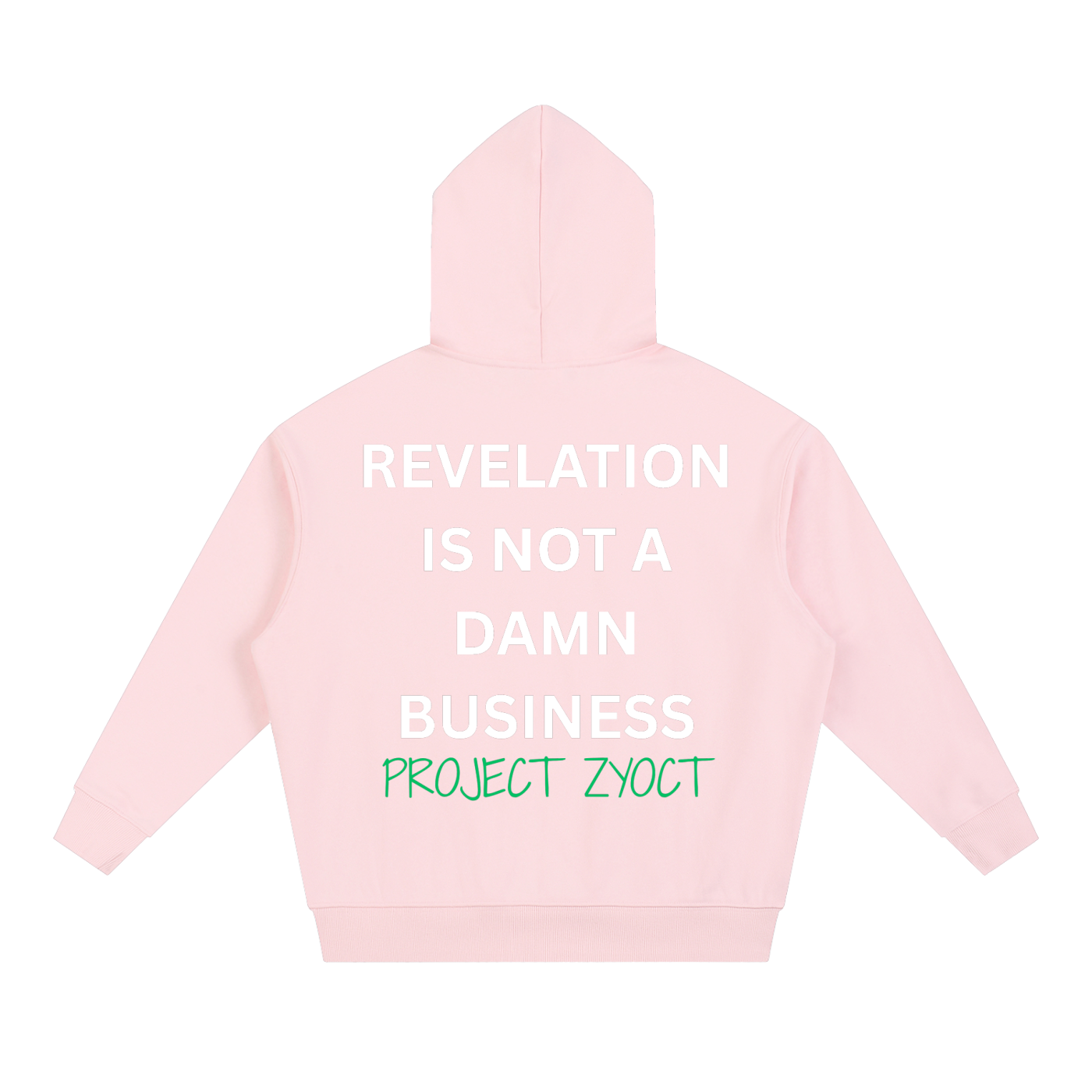 "Revelation is Not a Damn Business" Heavyweight Hoodie
