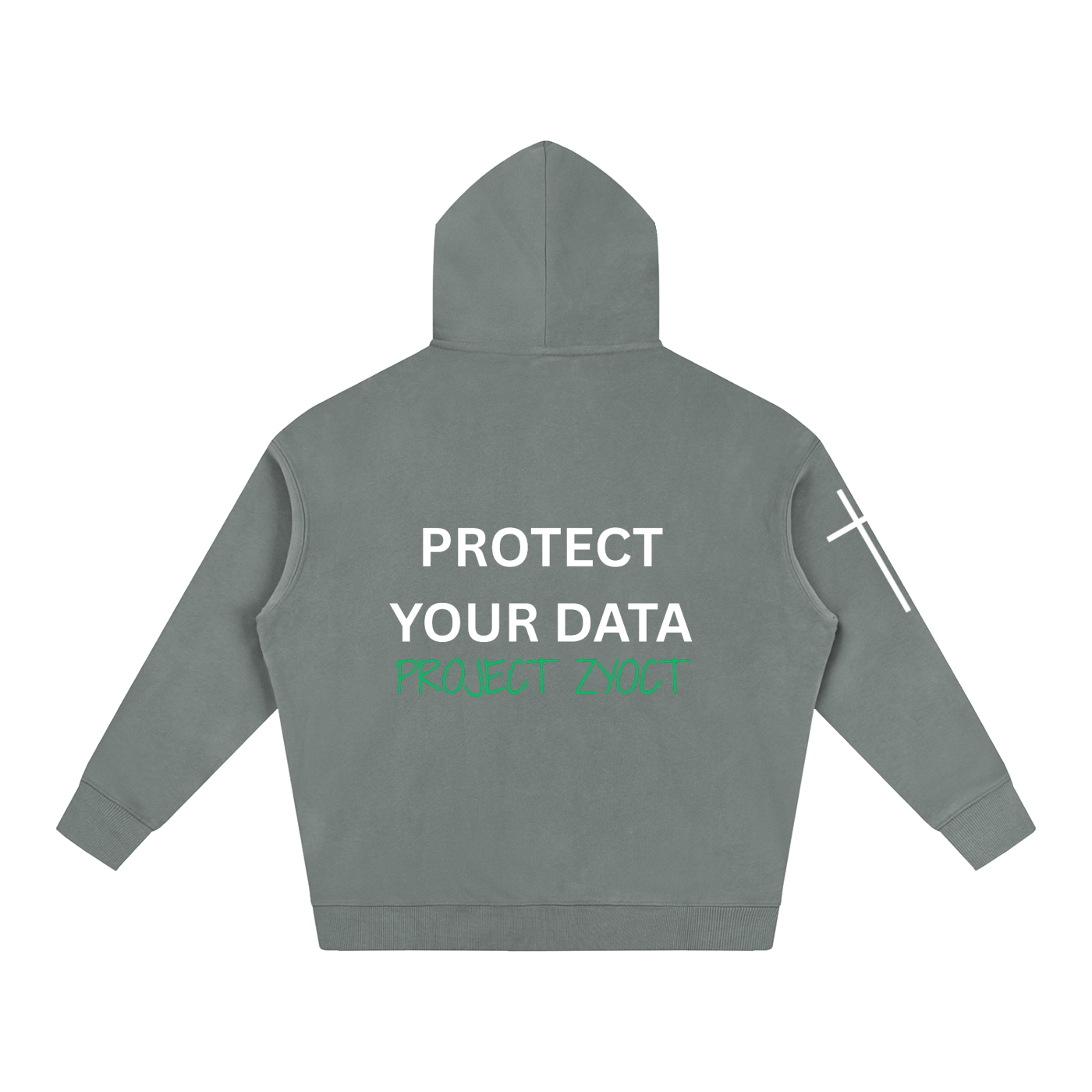 "Protect Your Data" Oversize Hoodie
