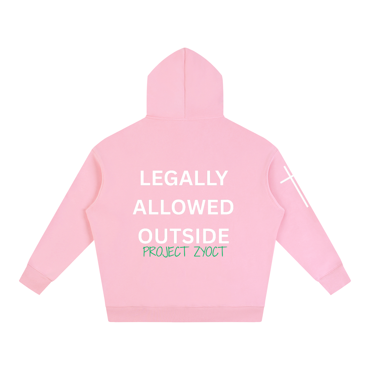 "Legally Allowed Outside" Oversize Hoodie