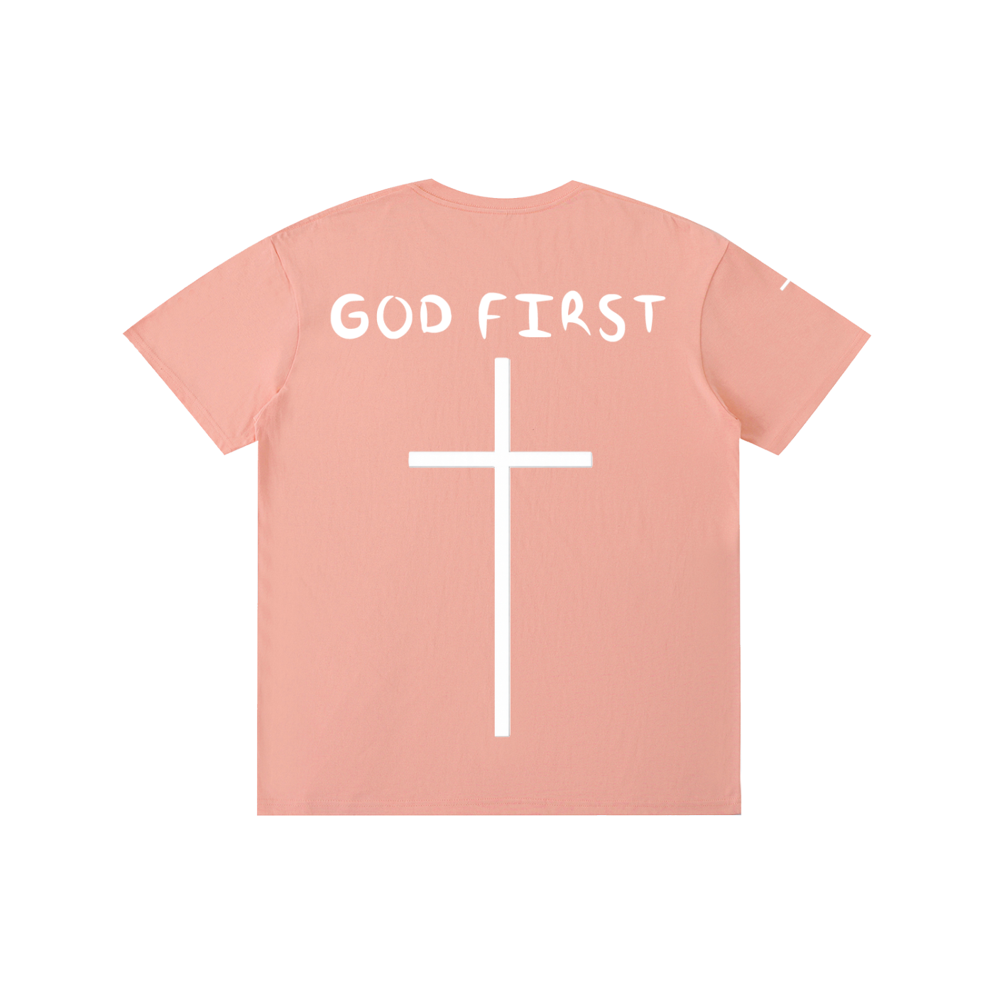 "GOD FIRST" Cotton T-Shirt