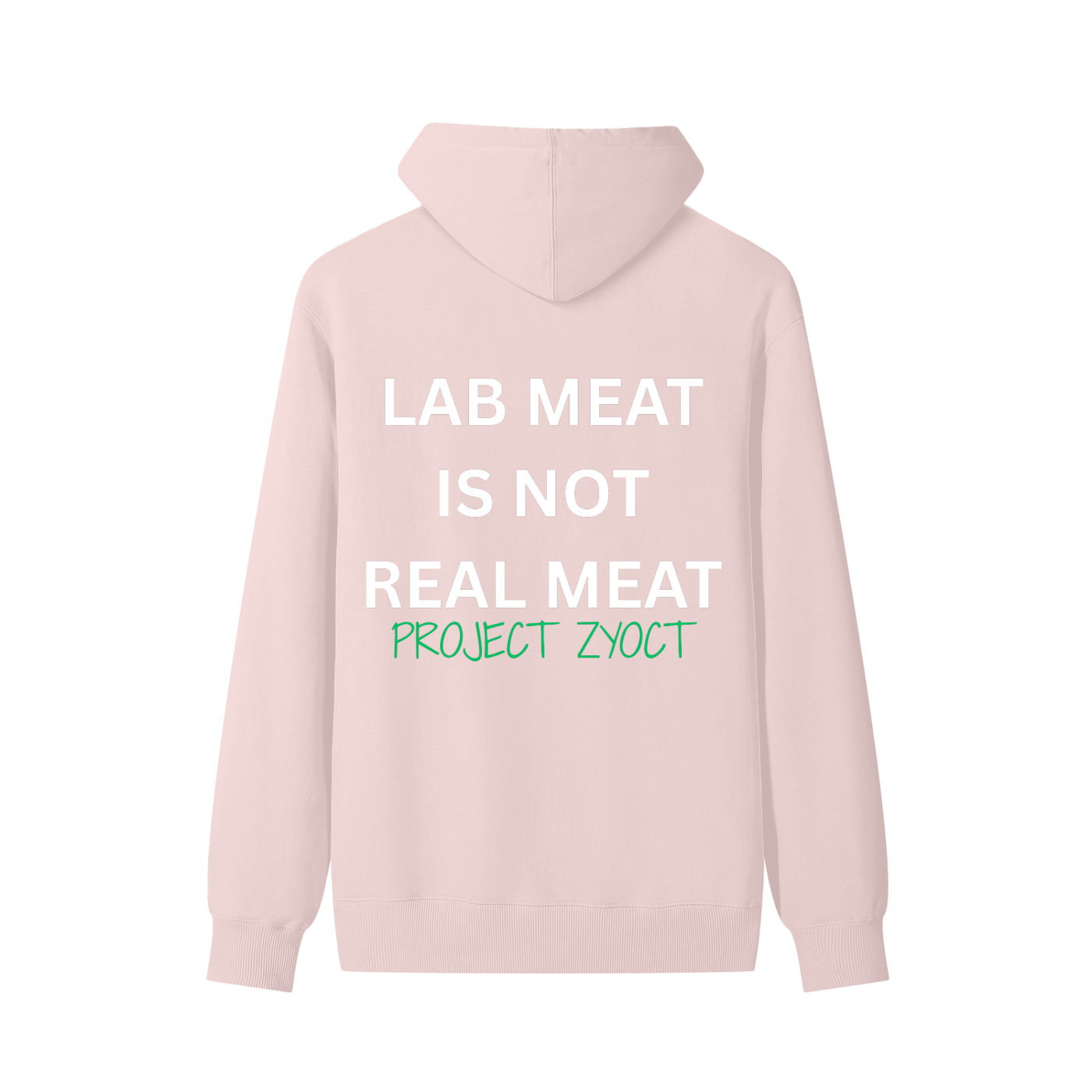 "Lab Meat is Not Real Meat" Classic Cotton Hoodie