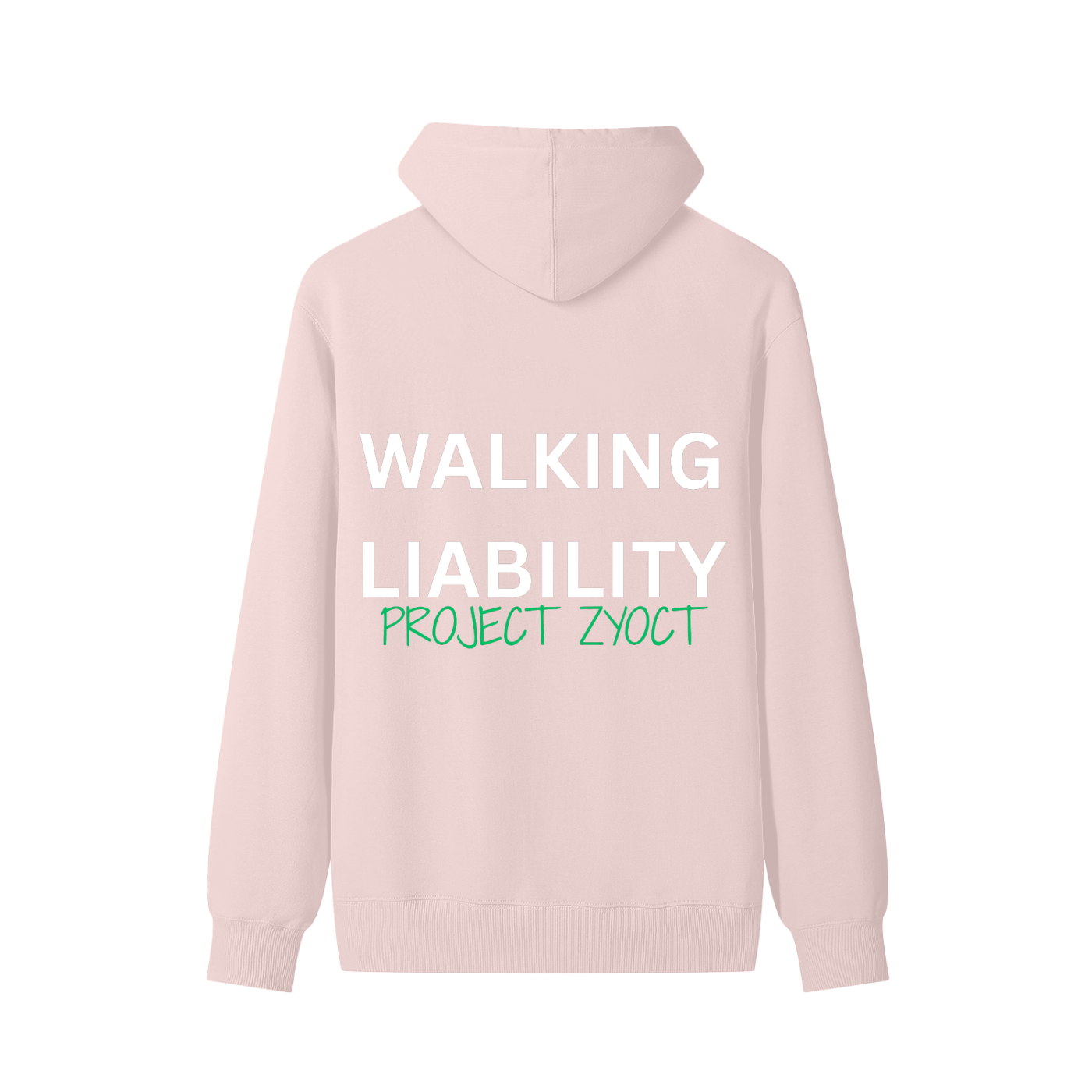 "Walking Liability" Classic Cotton Hoodie