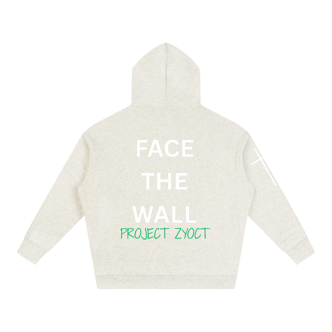 "Face the Wall" Oversize Hoodie