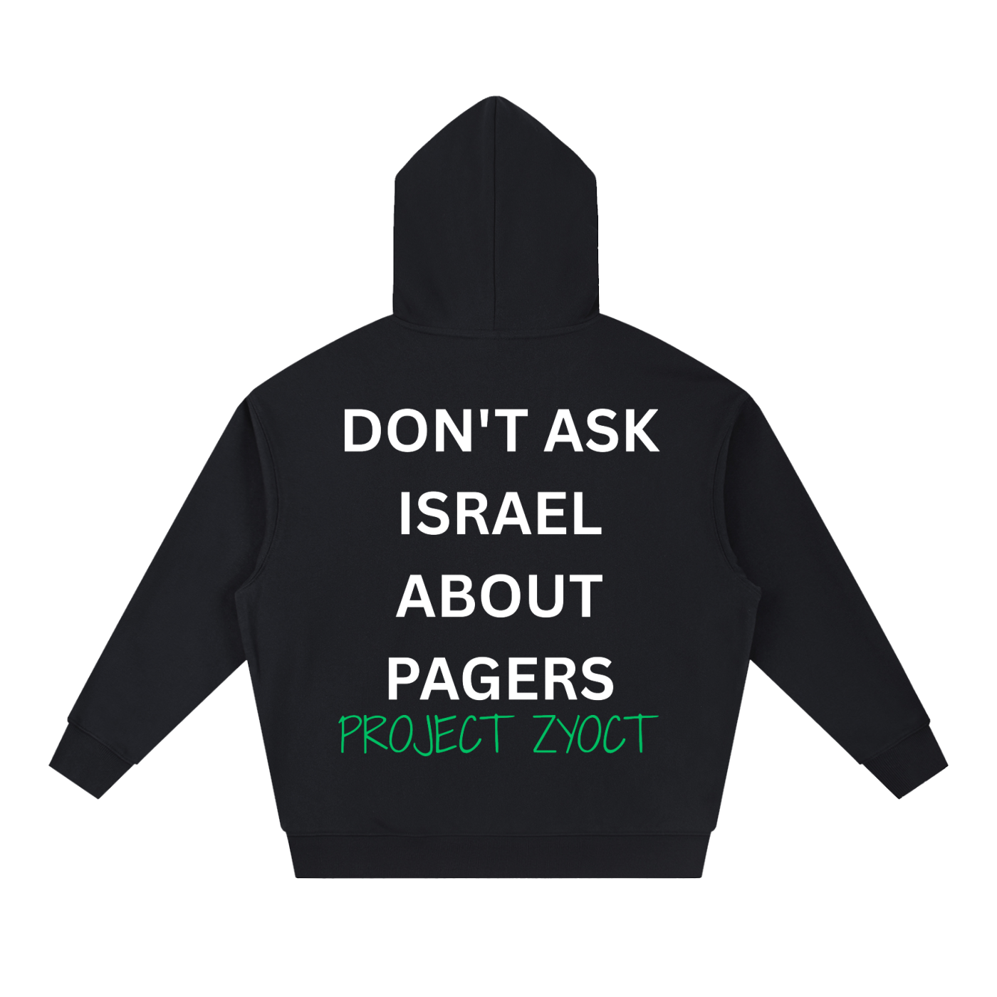 "Don't Ask Israel About Pagers" Heavyweight Hoodie