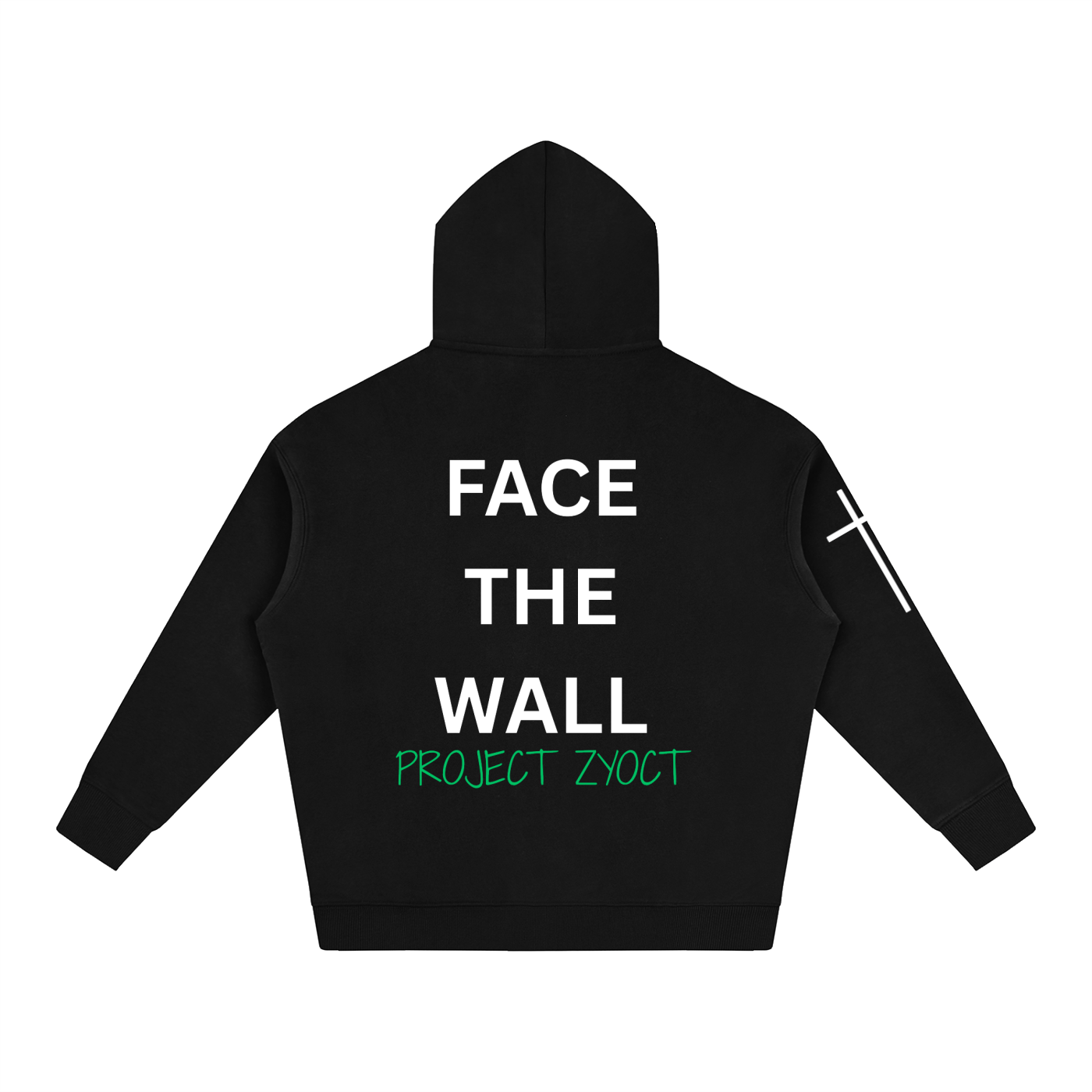 "Face the Wall" Oversize Hoodie