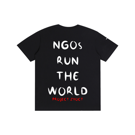 "NGOs Run the World" Cotton T-Shirt