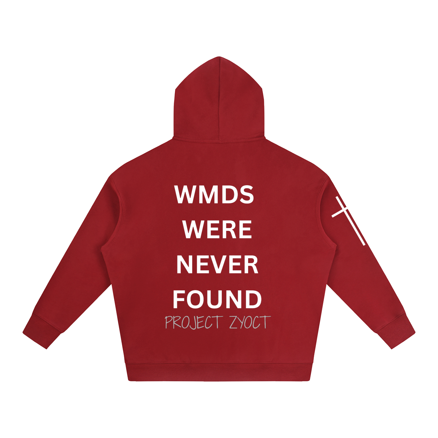 "WMDs Were Never Found" Oversize Hoodie