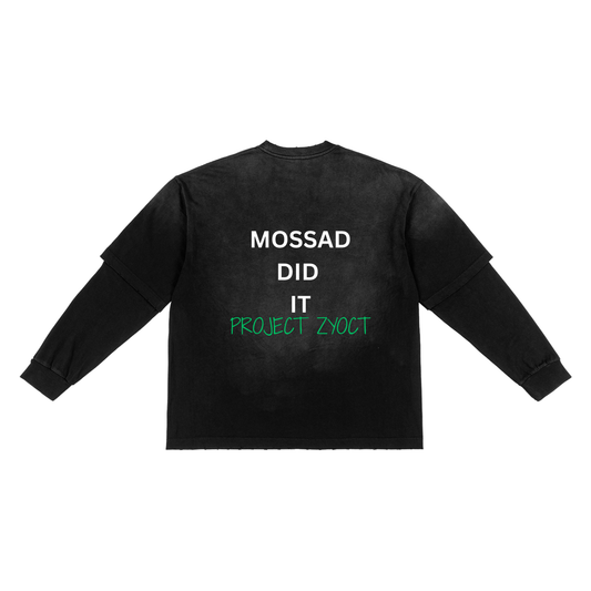 "Mossad Did It" Sunfade Two-Piece Shirt