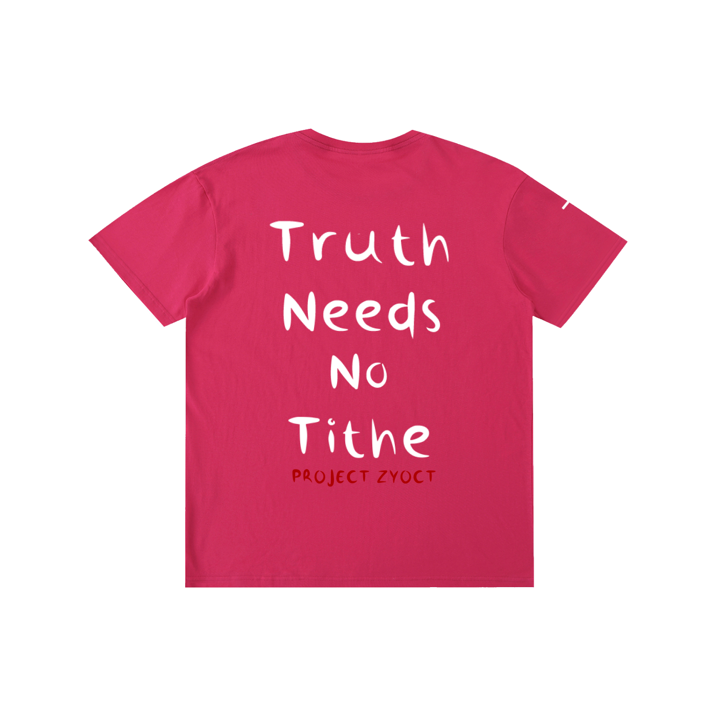 "Truth Needs No Tithe" Cotton T-Shirt