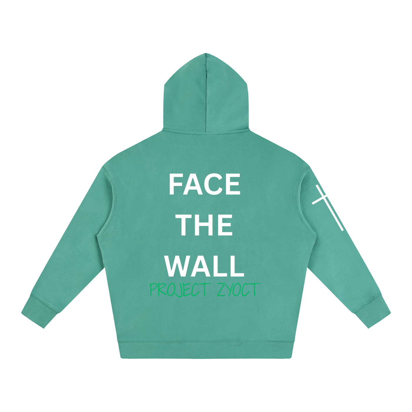 "Face the Wall" Oversize Hoodie