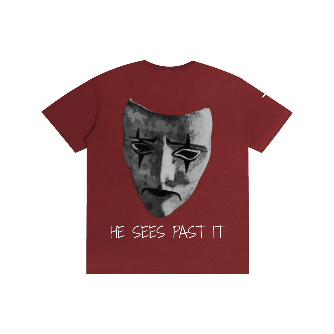 "He Sees Past It" Cotton T-Shirt