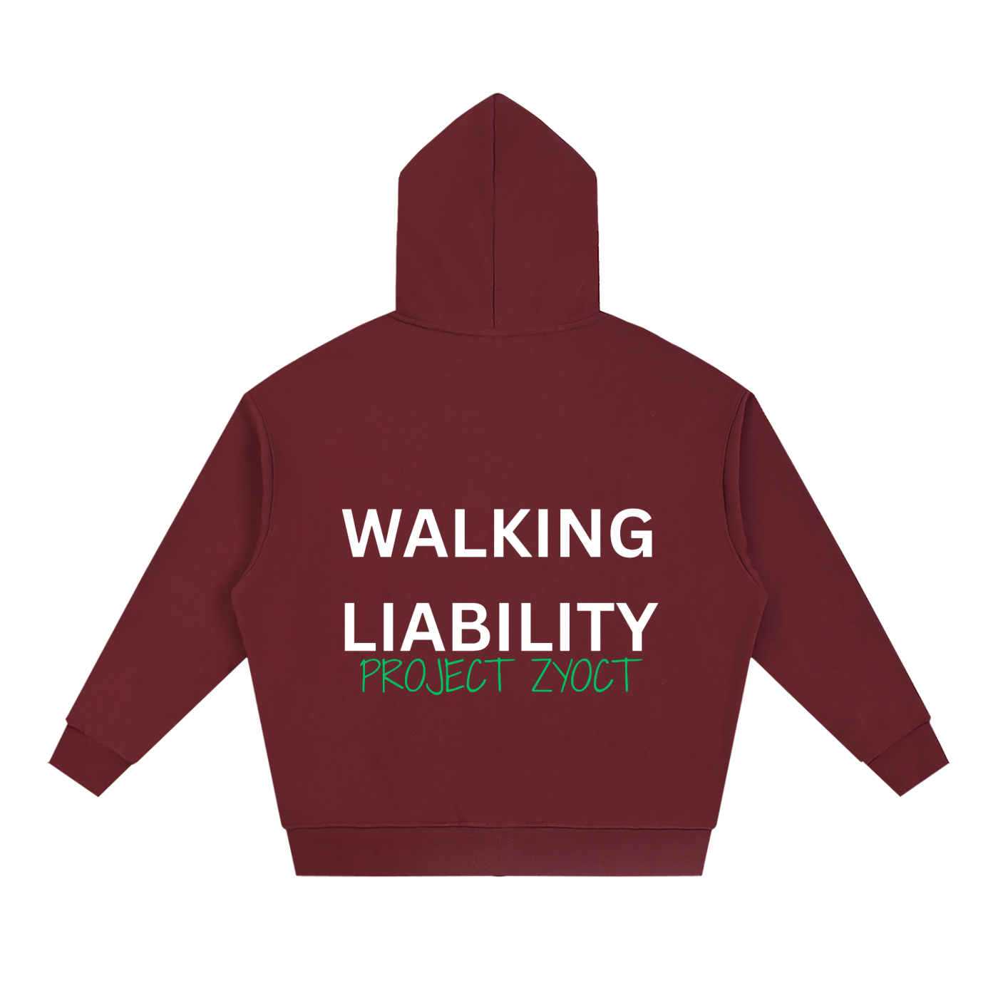 "Walking Liability" Full Zip Hoodie