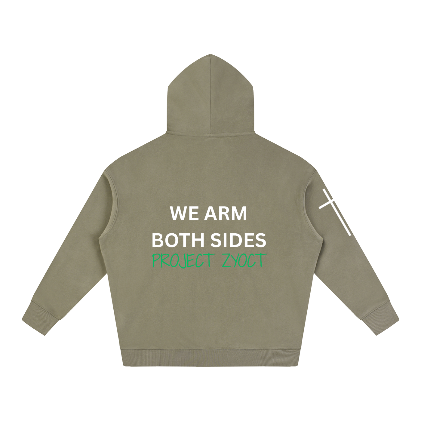"We Arm Both Sides" Oversize Hoodie