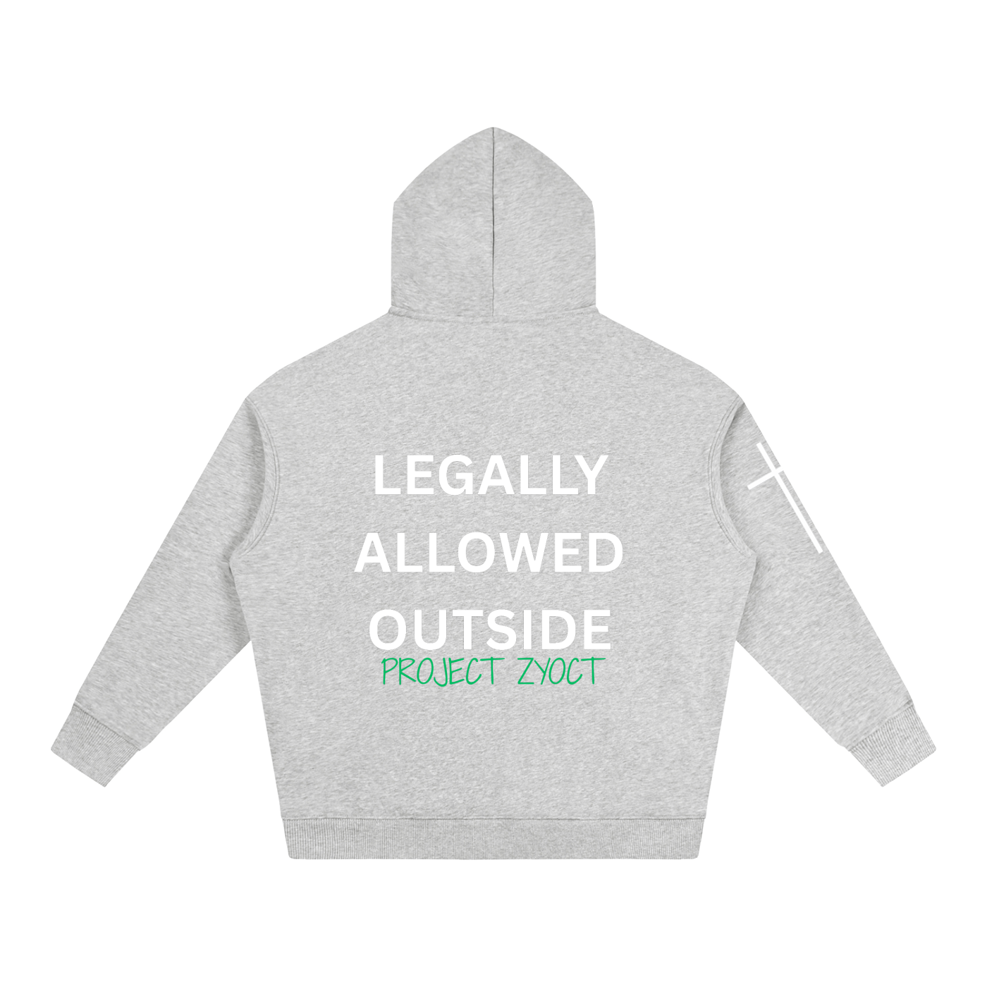 "Legally Allowed Outside" Oversize Hoodie