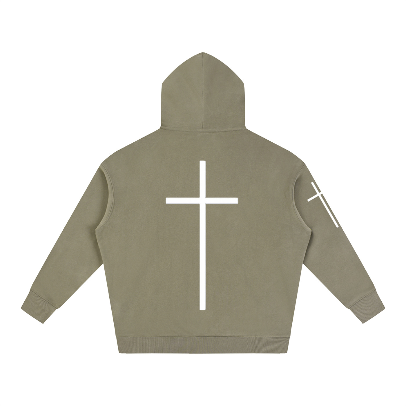 Simple Cross Oversize Hoodie