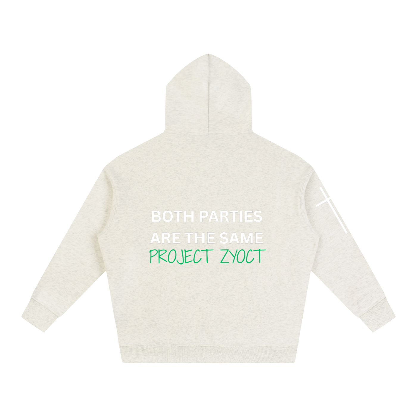 "Both Parties Are the Same" Oversize Hoodie