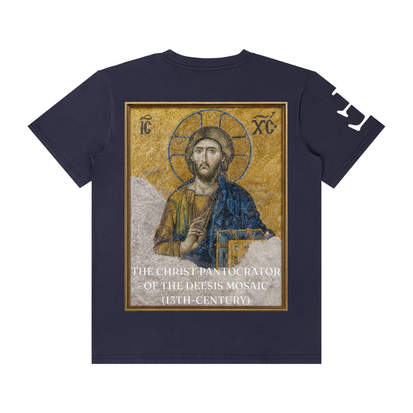 The Christ Pantocrator of the Deesis mosaic (13th-century) T-Shirt