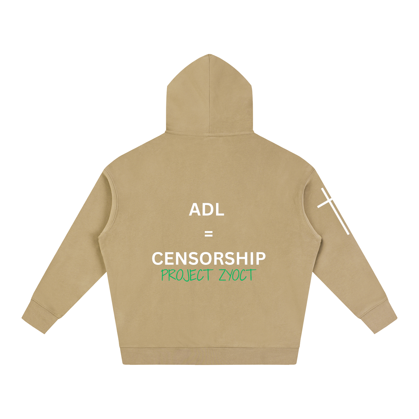"ADL = Censorship" Oversize Hoodie