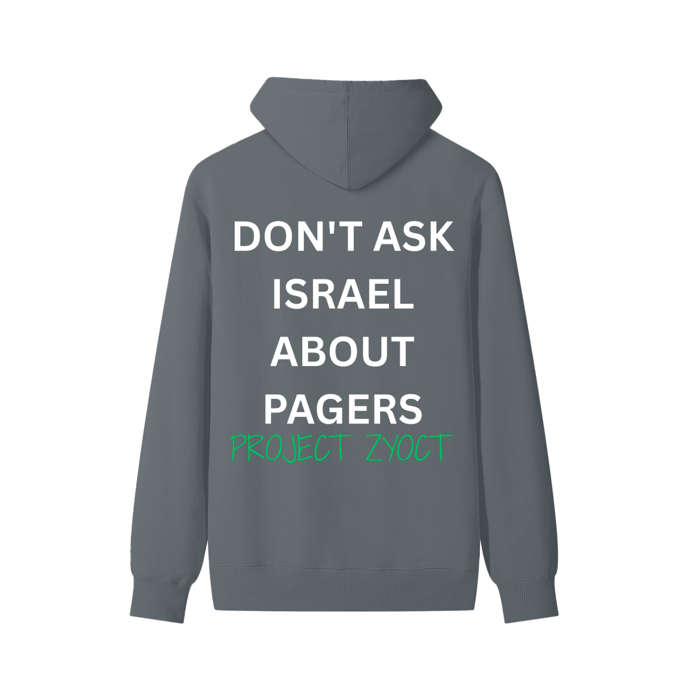 "Don't Ask Israel About Pagers" Classic Cotton Hoodie