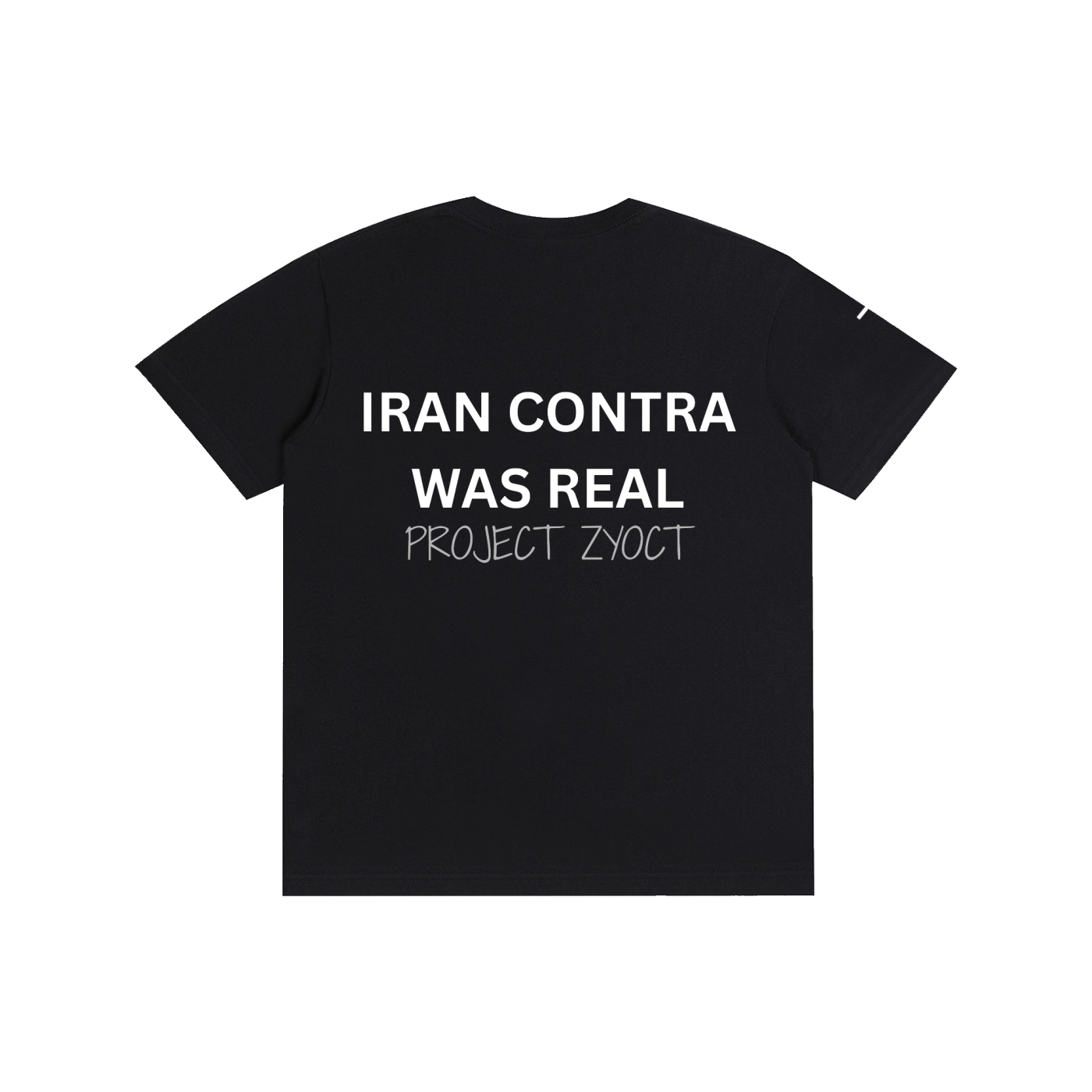 "Iran Contra Was Real" Cotton T-Shirt