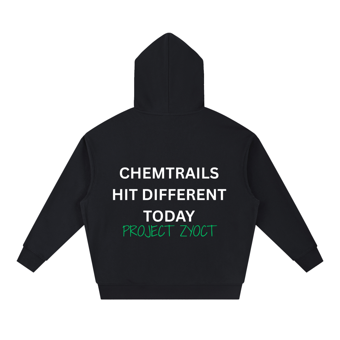 "Chemtrails Hit Different Today" Heavyweight Hoodie