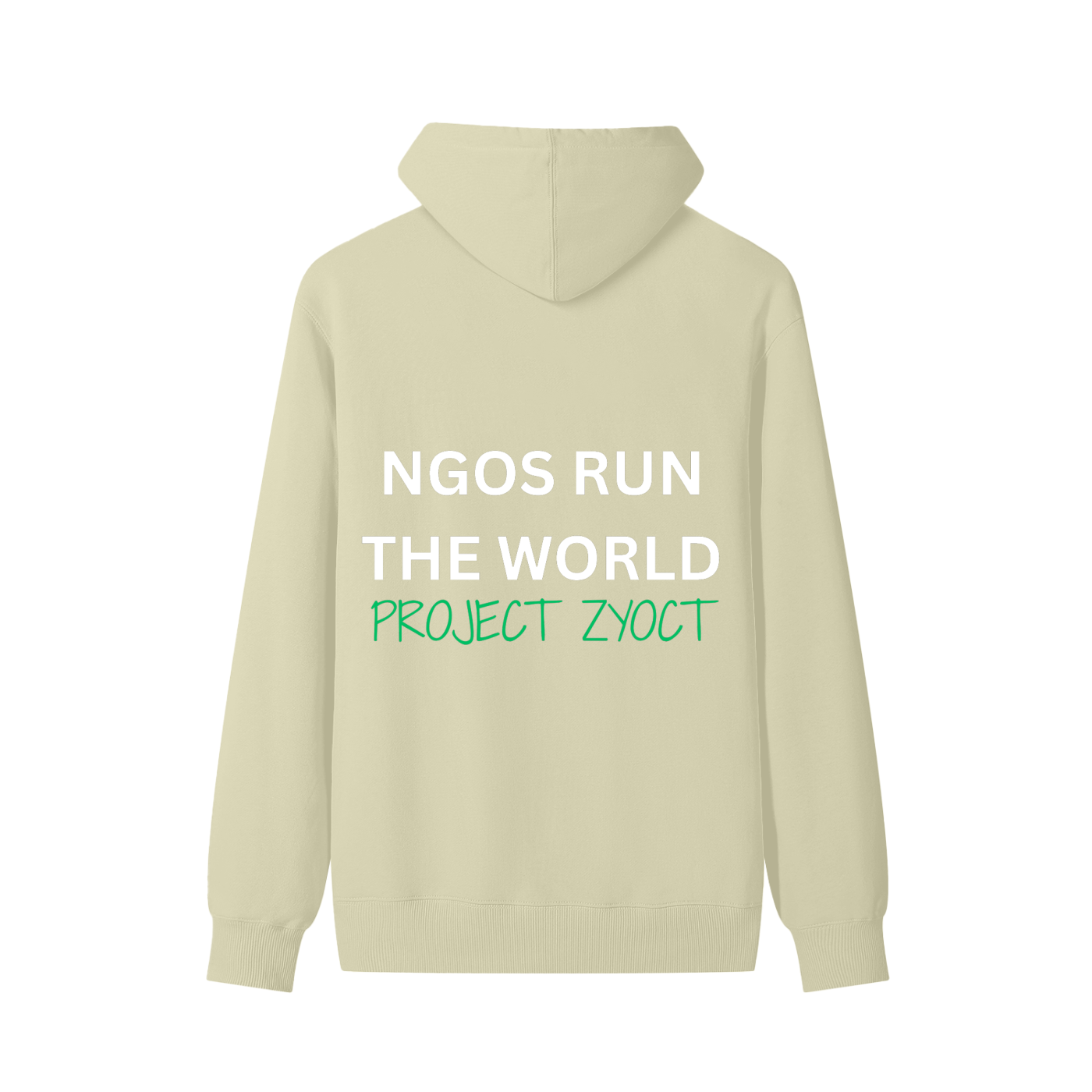 "NGOs Run the World" Classic Cotton Hoodie