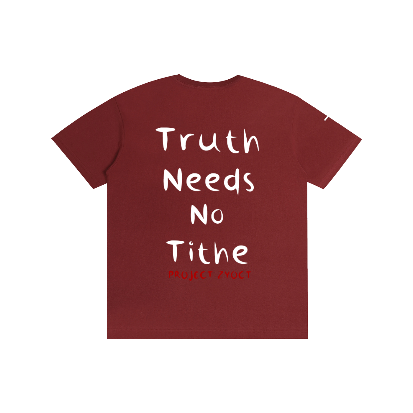 "Truth Needs No Tithe" Cotton T-Shirt