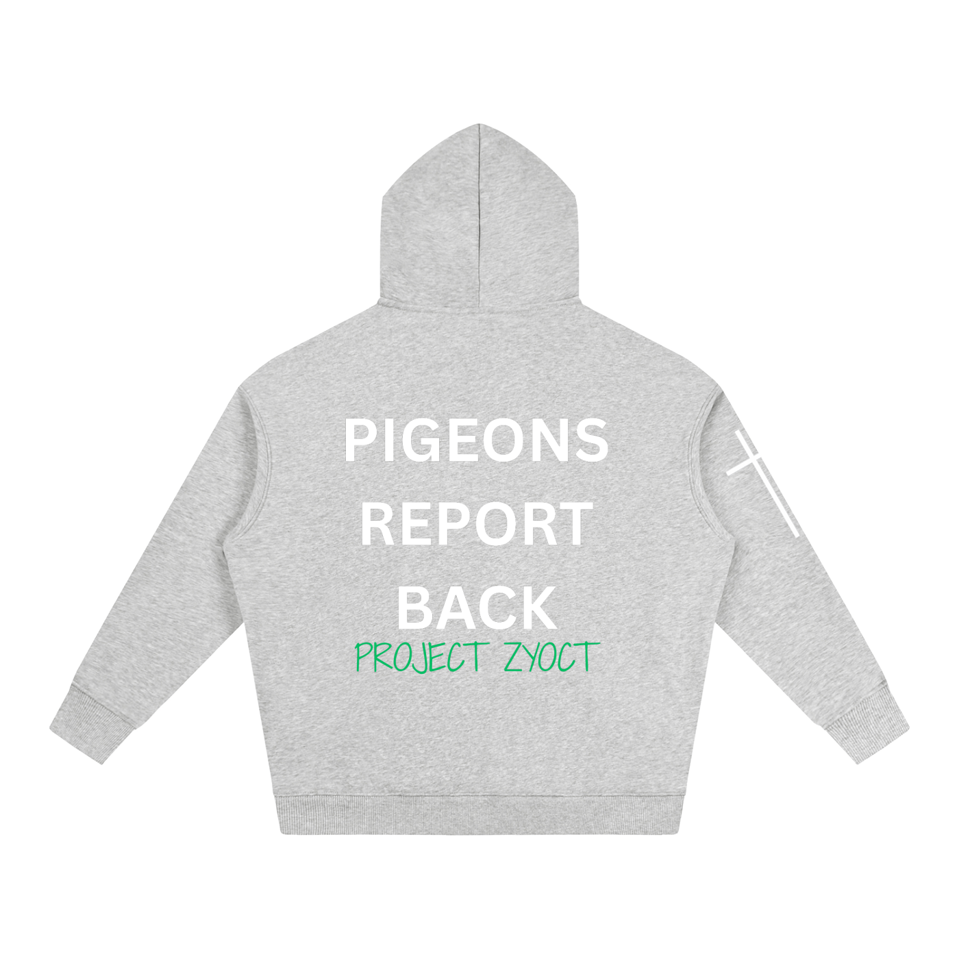 "Pigeons Report Back" Oversize Hoodie