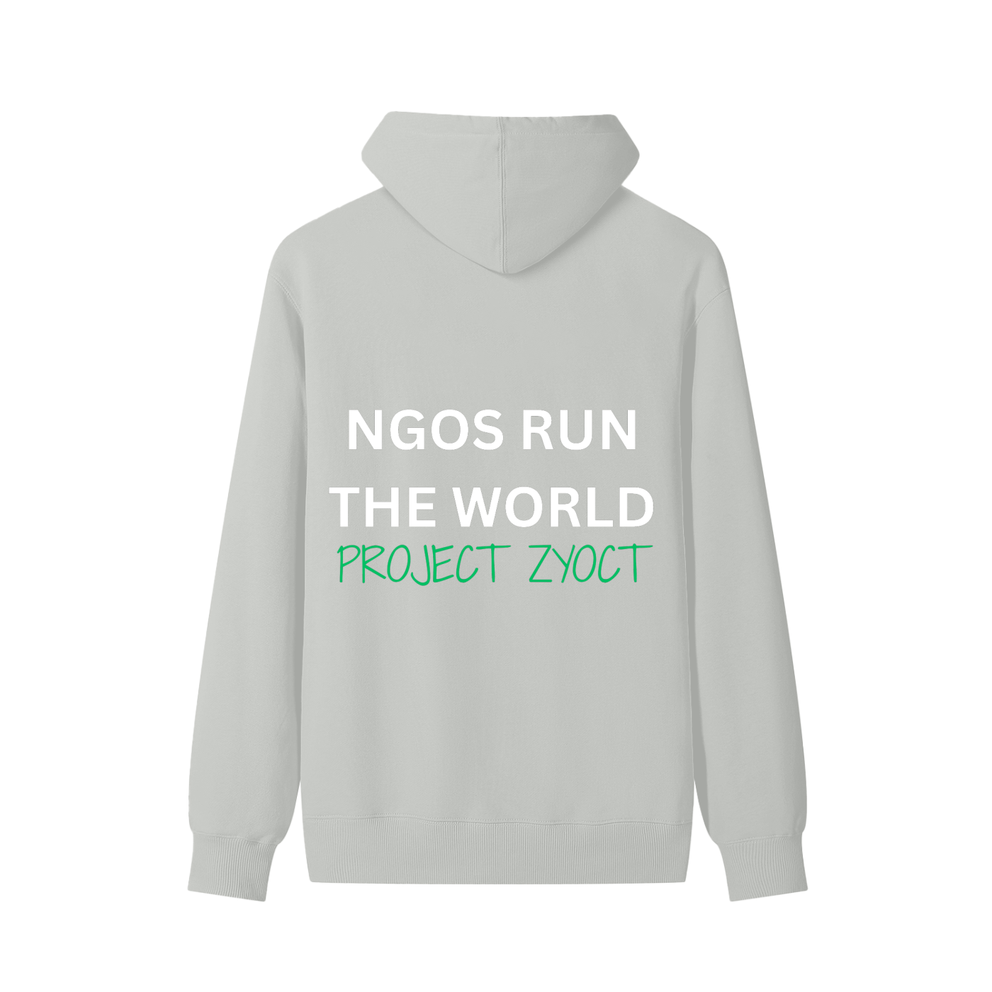 "NGOs Run the World" Classic Cotton Hoodie