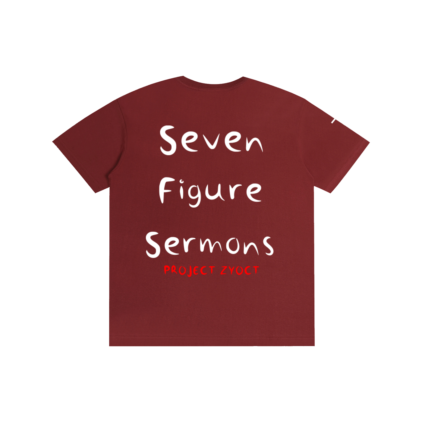"Seven Figure Sermons" Cotton T-Shirt