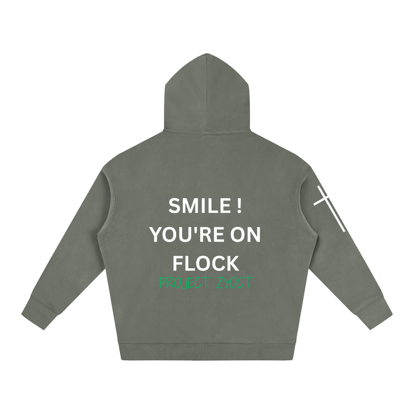 "Smile You're On Flock" Oversize Hoodie