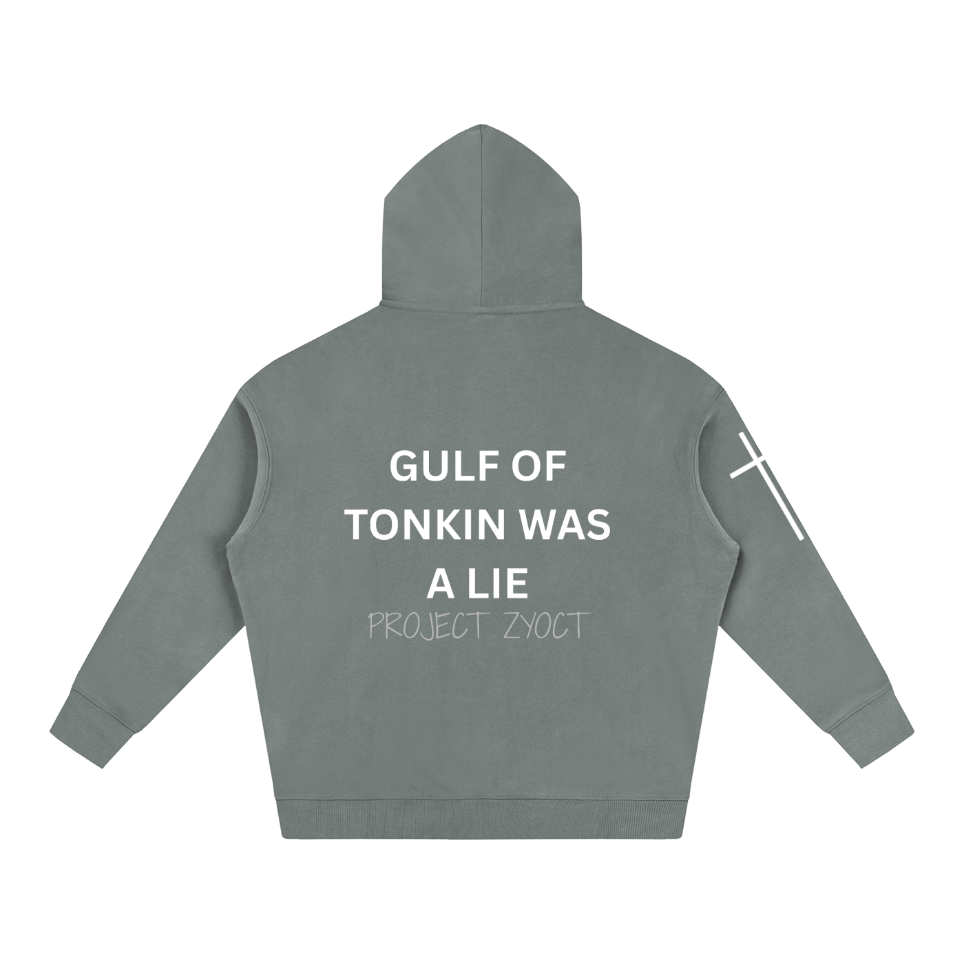 "Gulf of Tonkin Was a Lie" Oversize Hoodie