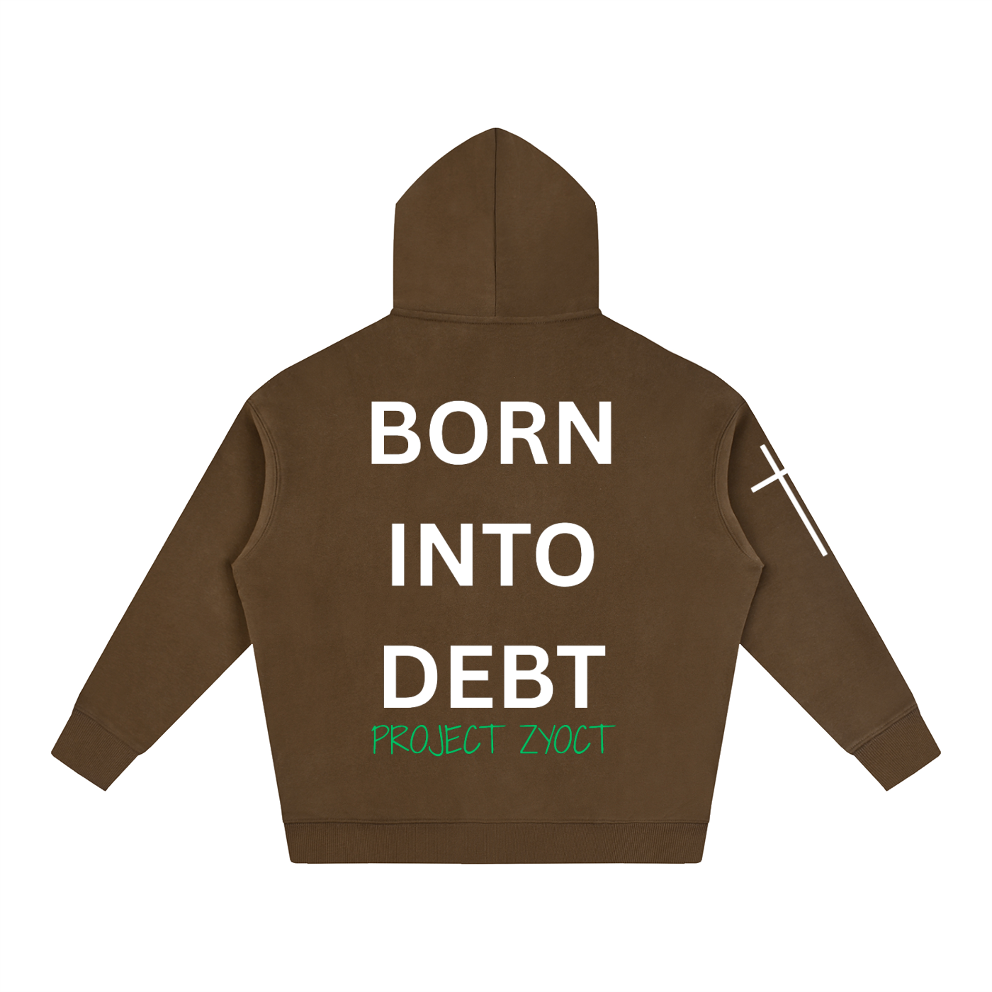 "Born Into Debt" Oversize Hoodie