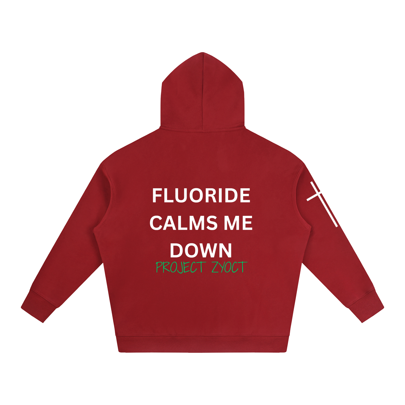"Fluoride Calms Me Down" Oversize Hoodie
