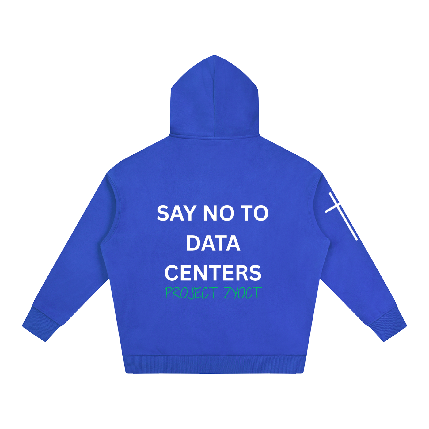 "Say No to Data Centers" Oversize Hoodie