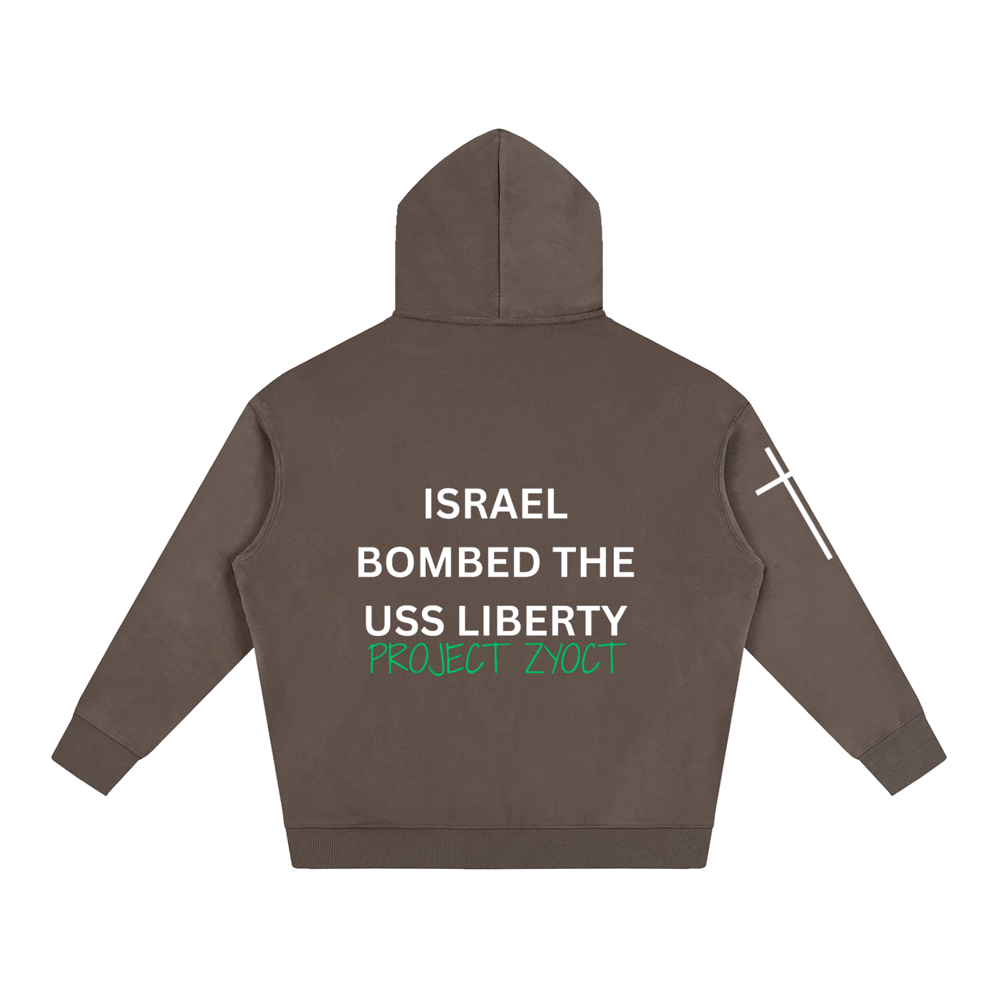 "Israel Bombed the USS Liberty" Oversize Hoodie