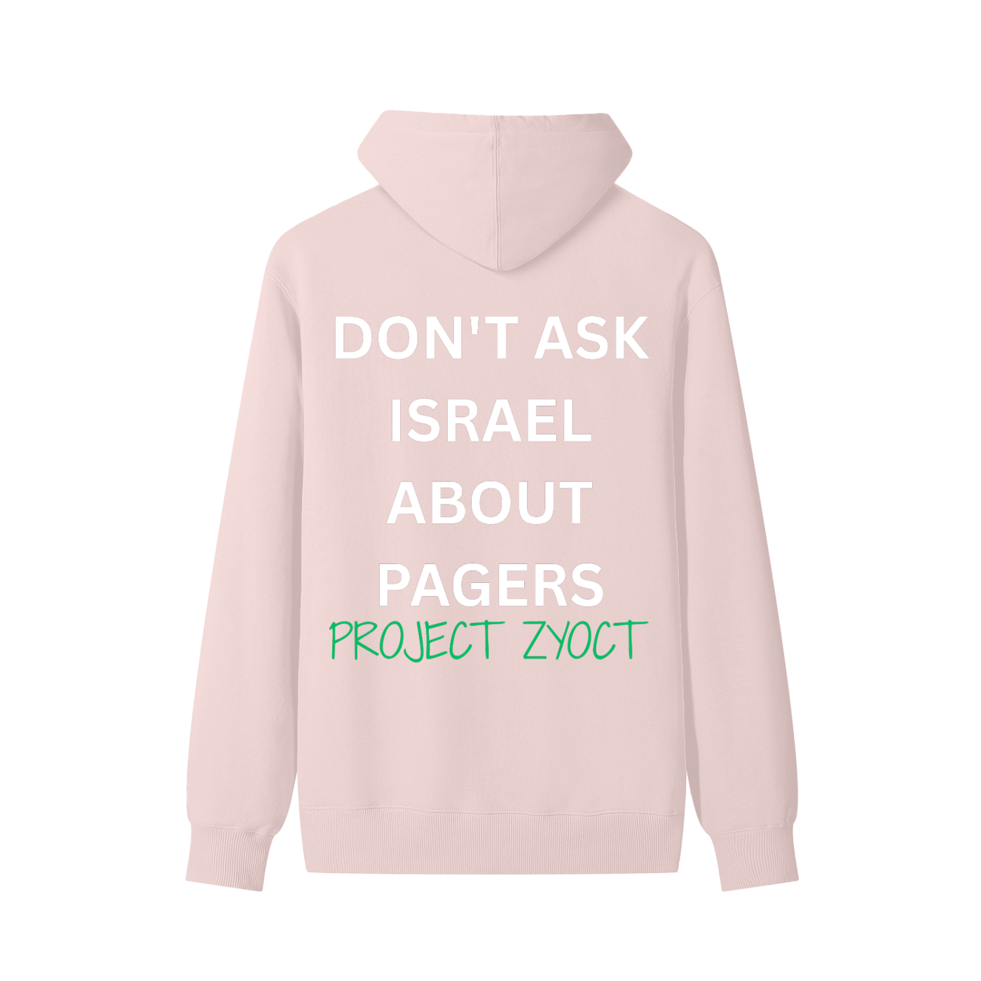 "Don't Ask Israel About Pagers" Classic Cotton Hoodie